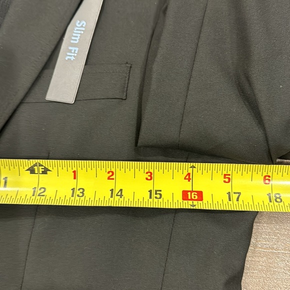 Murano Men’s Blazer Sport Coat Size XS Slim Fit Black NWT Fully Lined - Picture 11 of 15